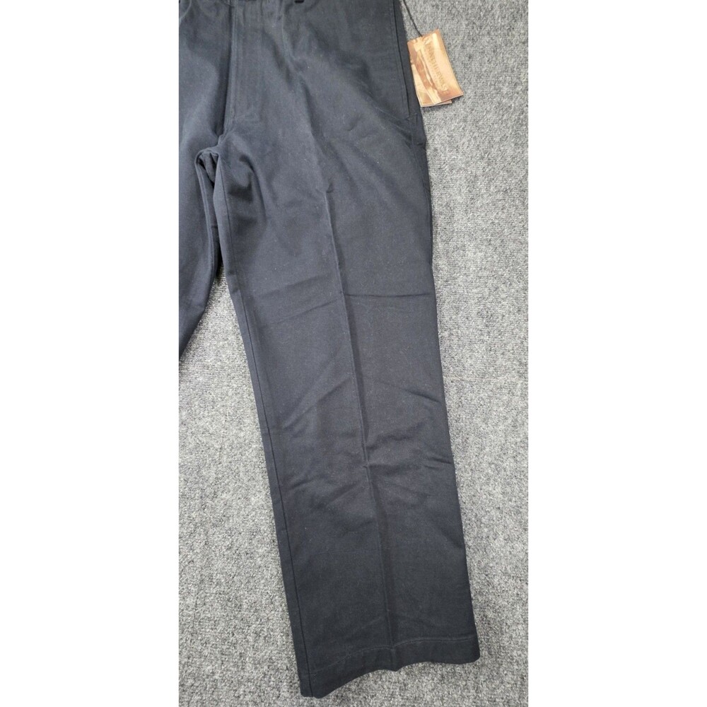 Weatherproof Black Flat Front Chino Pants NWT 36x30 Classic Fit Casual - Picture 5 of 13